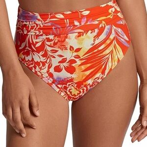 NWT Lauren Ralph Lauren
Women's Semi-Shirred-Waistband Bikini Bottoms size 14